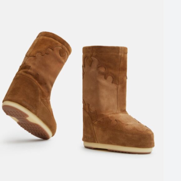 new Moon Boot Stars Light Low Snow Boots Moon Boot Stars Print Boots 14M7 - Picture 8 of 9